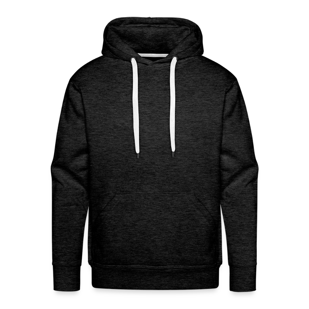 Mannen Premium hoodie - houtskool
