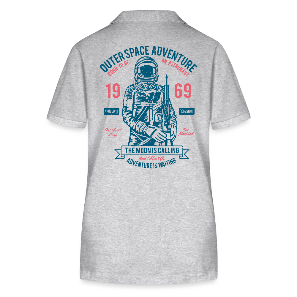 Stanley/Stella Vrouwen bio poloshirt ELLISER - grijs gemêleerd