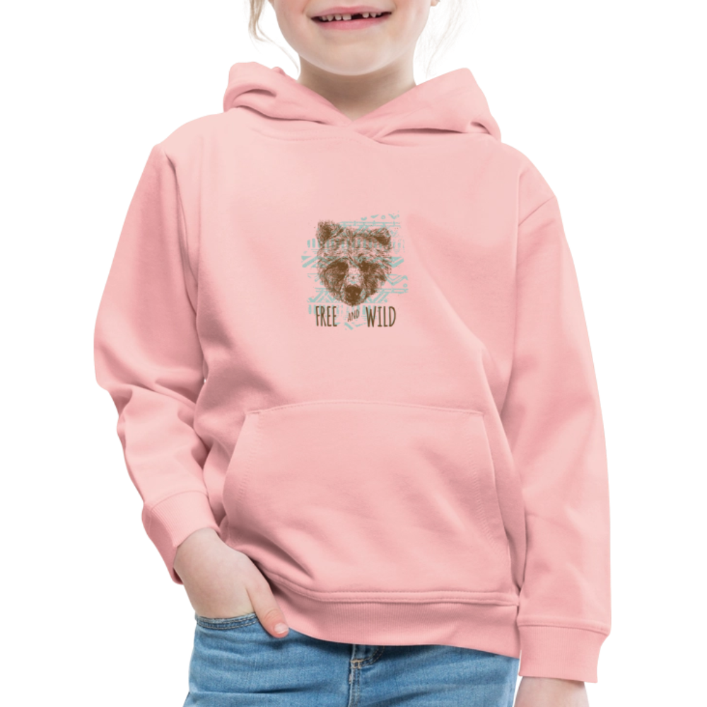 Kinderen trui Premium met capuchon - kristalroze