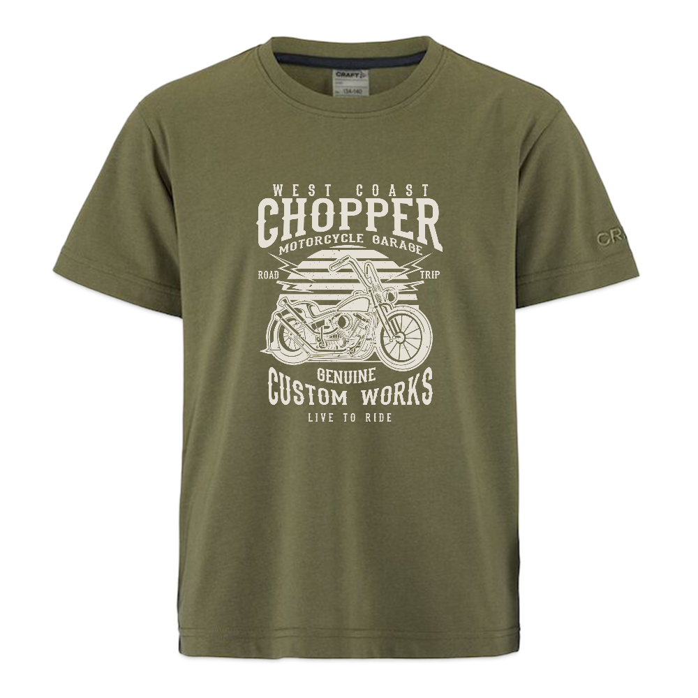 CRAFT Community 2.0 kinder-T-shirt - mosgroen