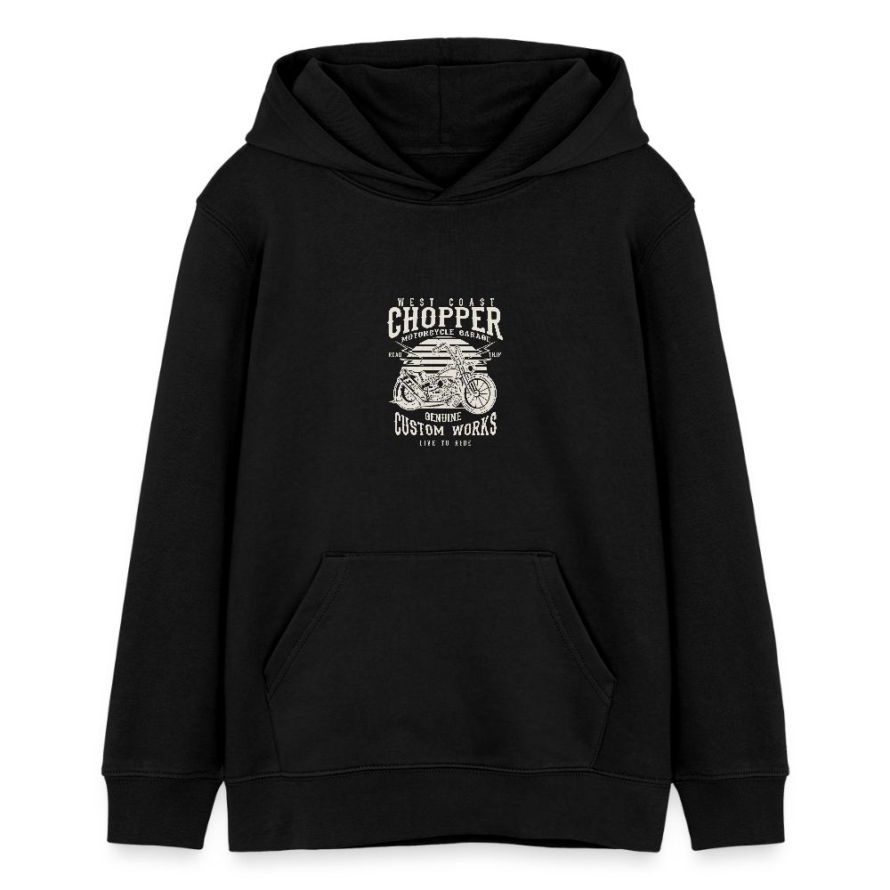 Stanley/Stella Tiener bio-hoodie Mini Cruiser - zwart
