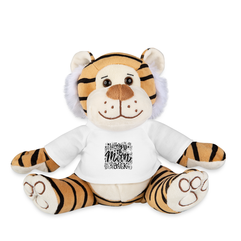 Pluche tijger - wit