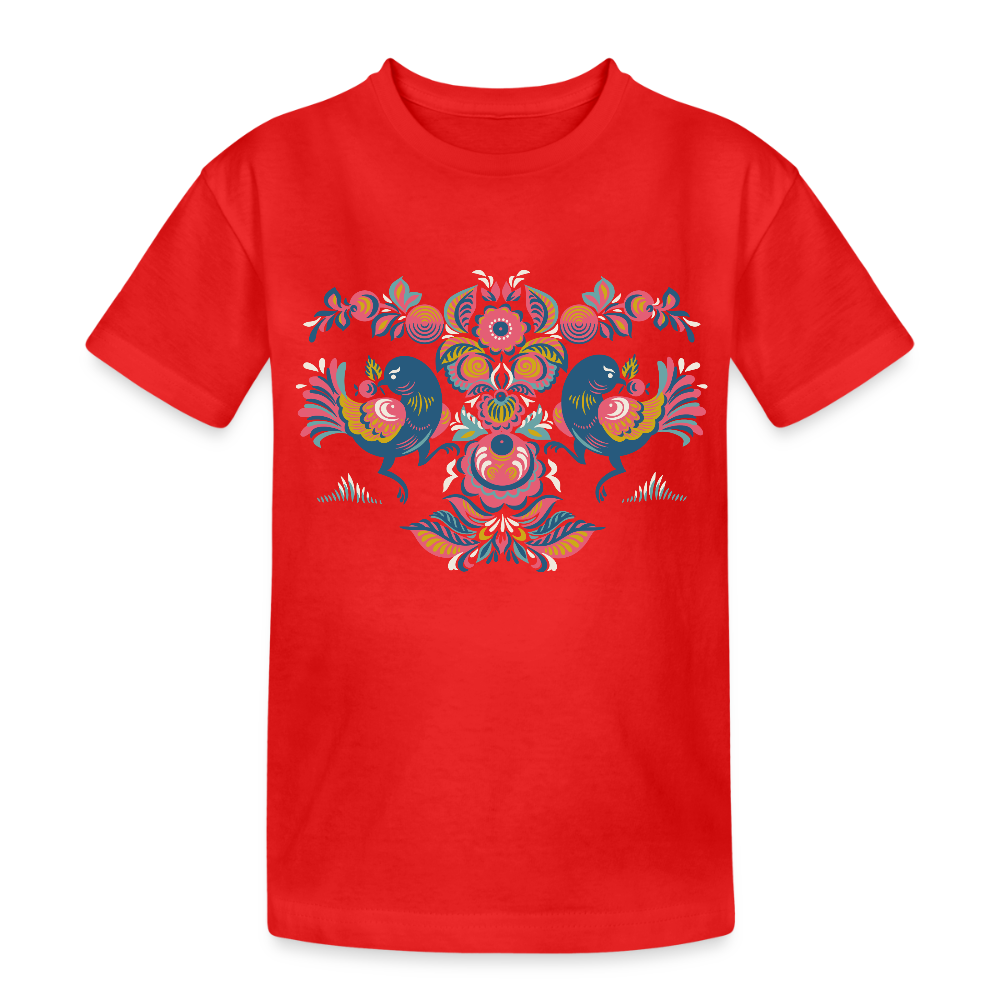 Kinderen Heavy Cotton T-shirt - rood