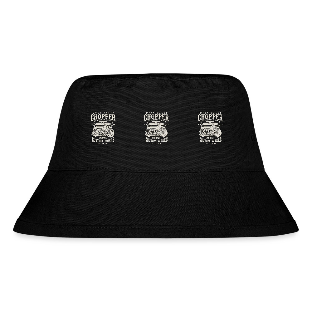 Stanley/Stella gerecyclede bucket hat - zwart