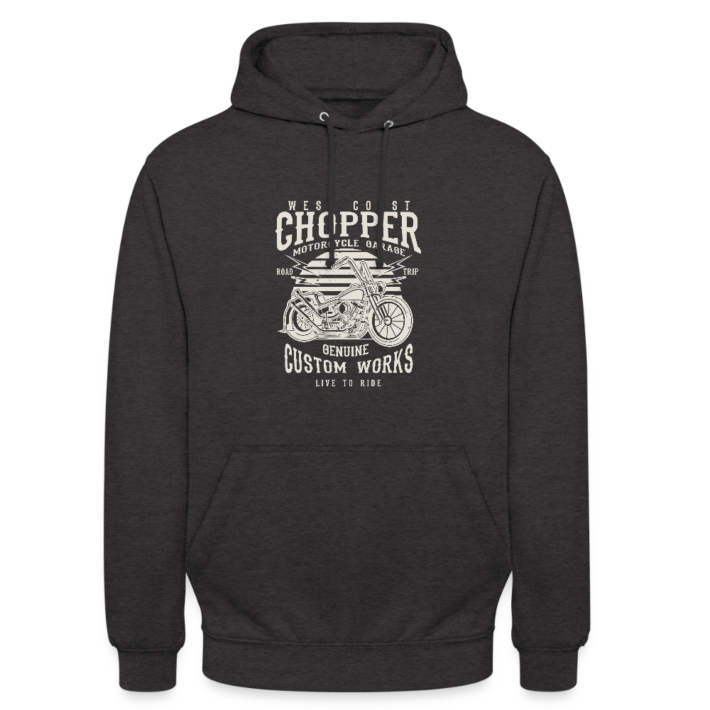 Hoodie unisex - houtskool