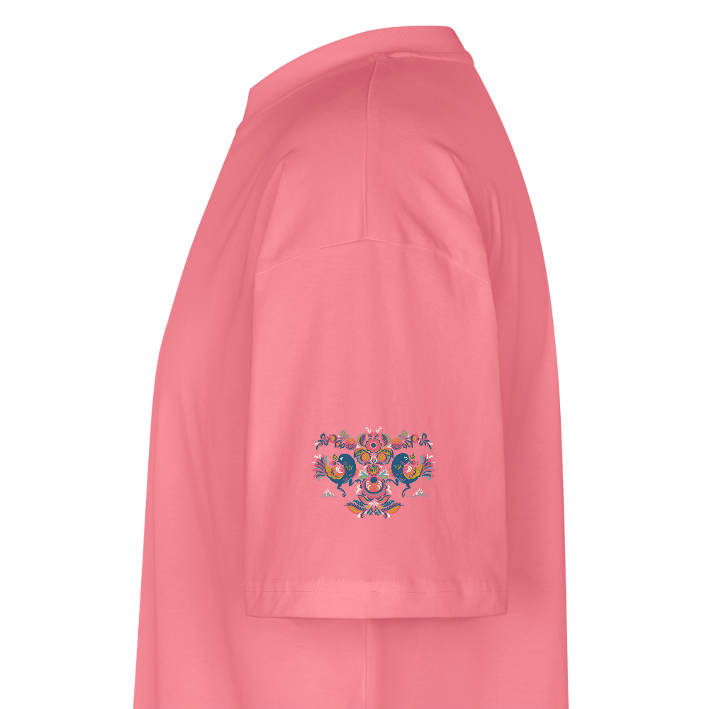 Stanley/Stella Uniseks oversized bio T-shirt Blaster - roze