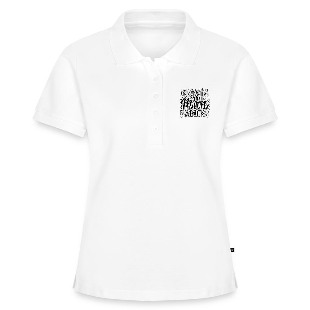 Vrouwen Premium Bio Poloshirt - wit
