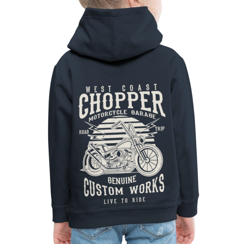 Kinderen trui Premium met capuchon - navy