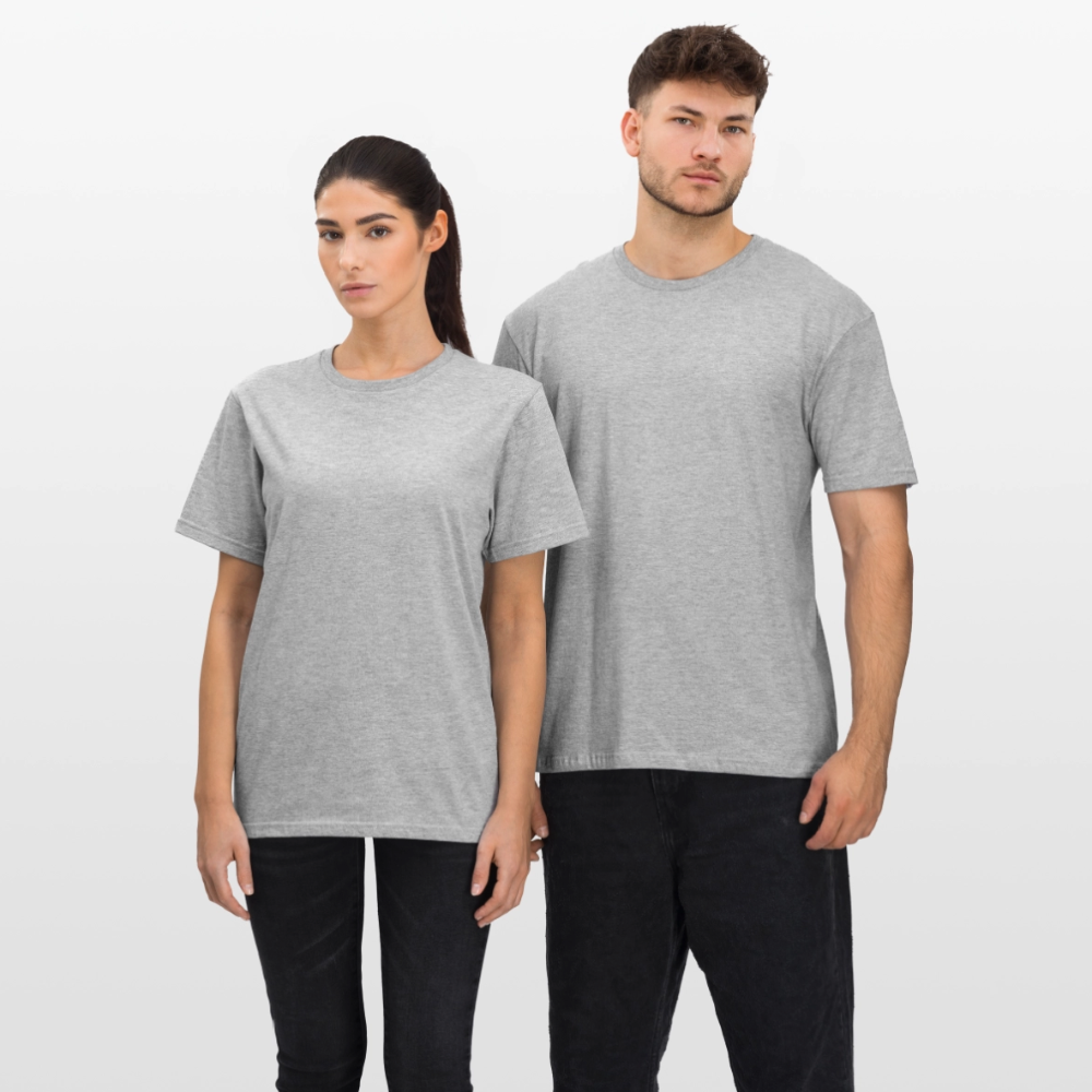 Unisex Polycotton T-shirt - grijs gemêleerd