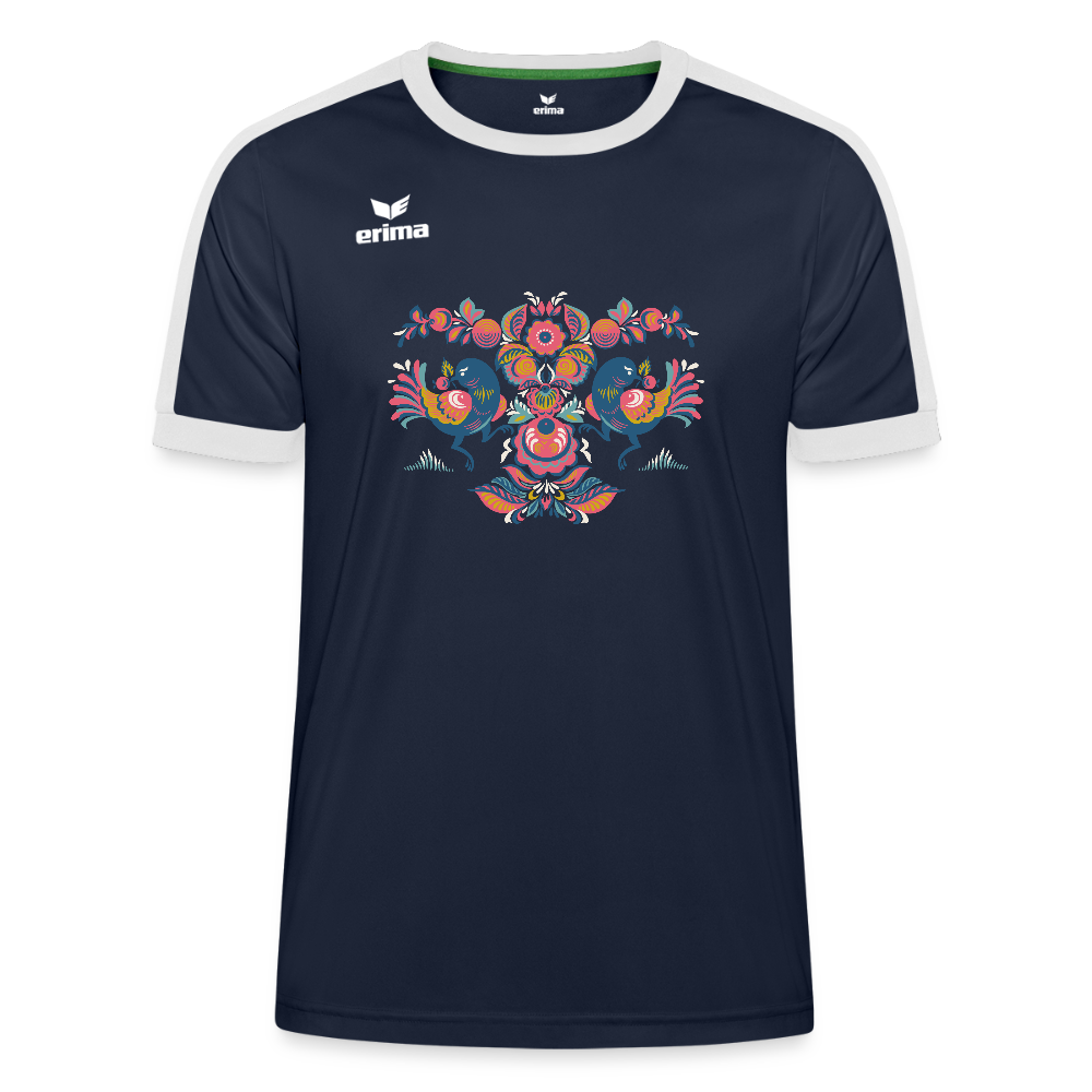 Erima Uniseks Retro Star shirt - navy/wit