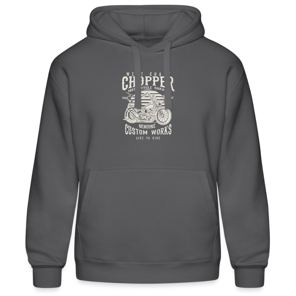 Mannenhoodie van Russell - grijs