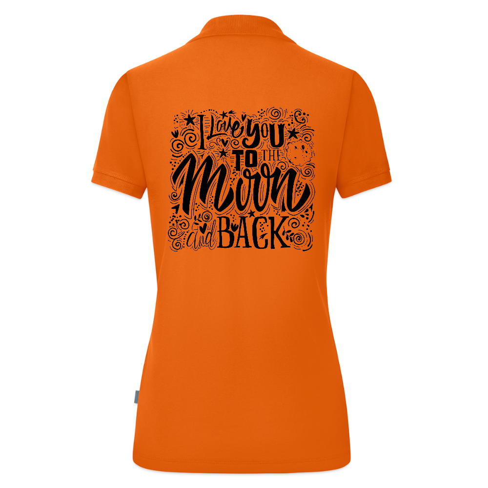 JAKO Vrouwen polo Organic - neonoranje