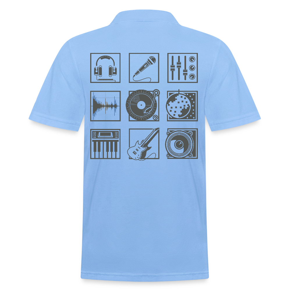 Mannen poloshirt - hemelsblauw