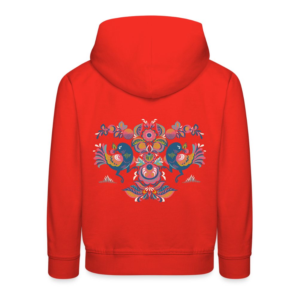 Kinderen trui Premium met capuchon - rood