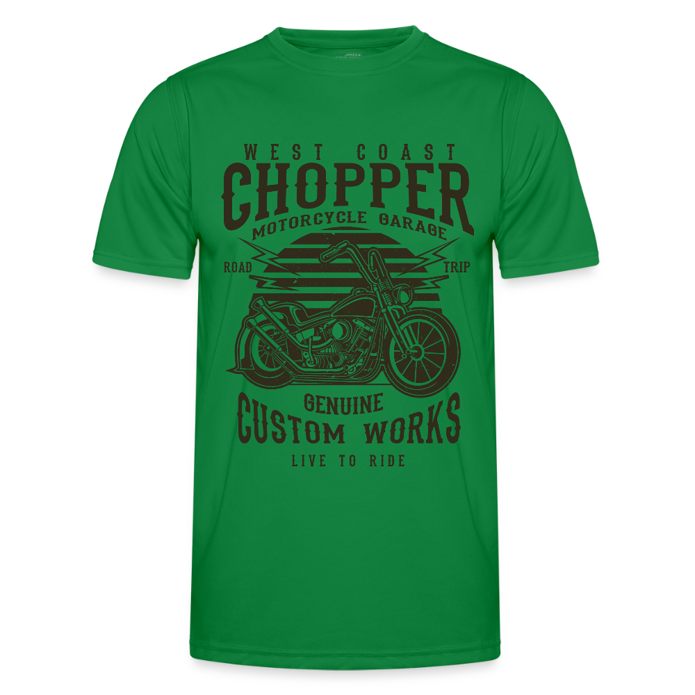 Functioneel T-shirt voor mannen - kelly groen