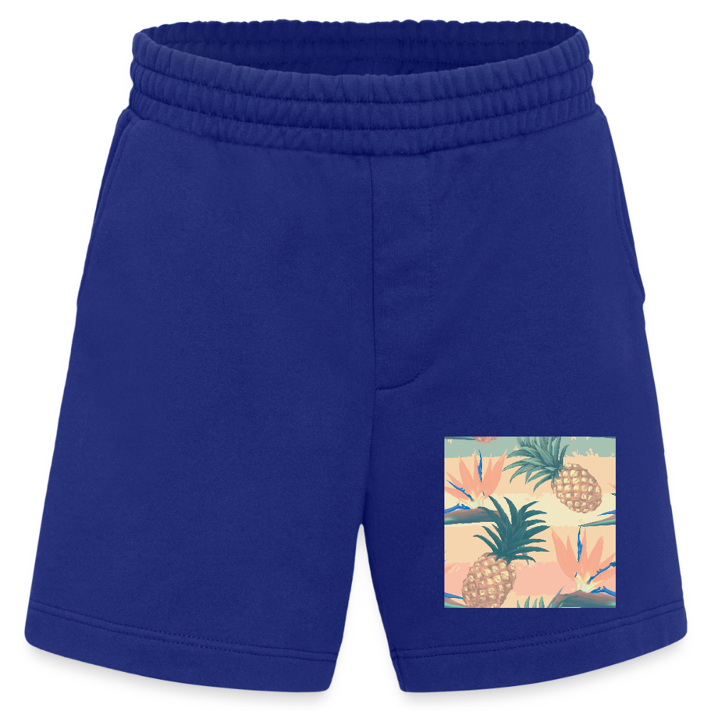 Heavyweight organic shorts made in EU - Iconic Blue