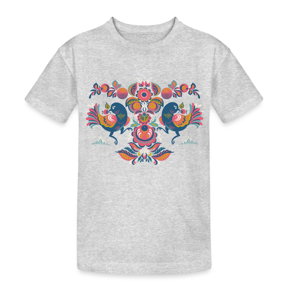 Kinderen Heavy Cotton T-shirt - grijs gemêleerd