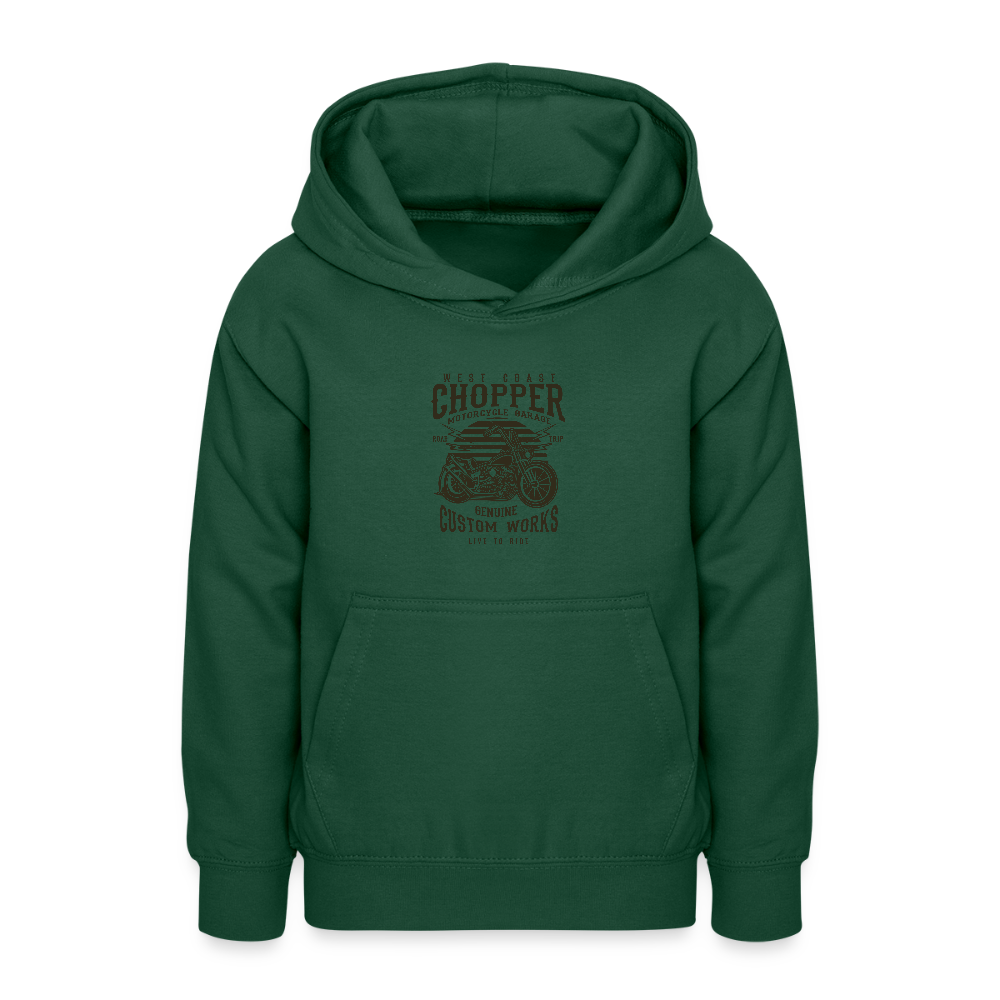 Teenager hoodie - flesgroen