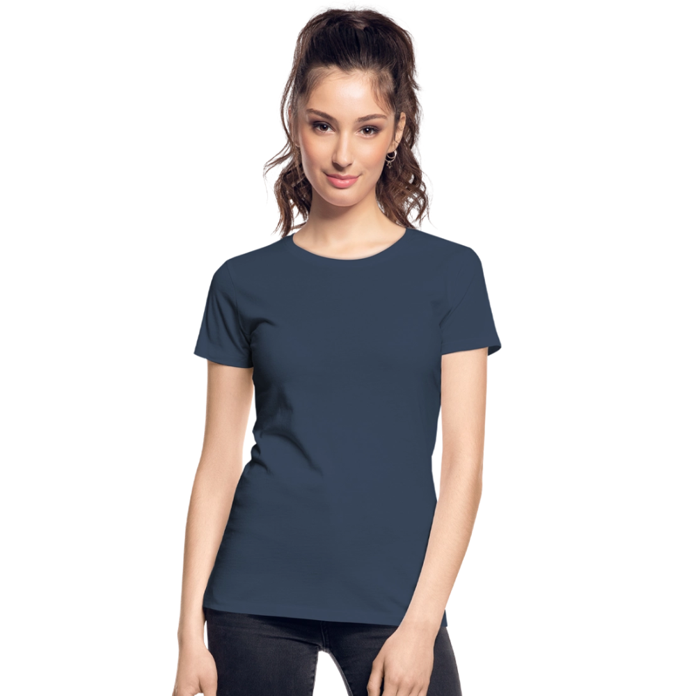 Vrouwen premium bio T-shirt - navy