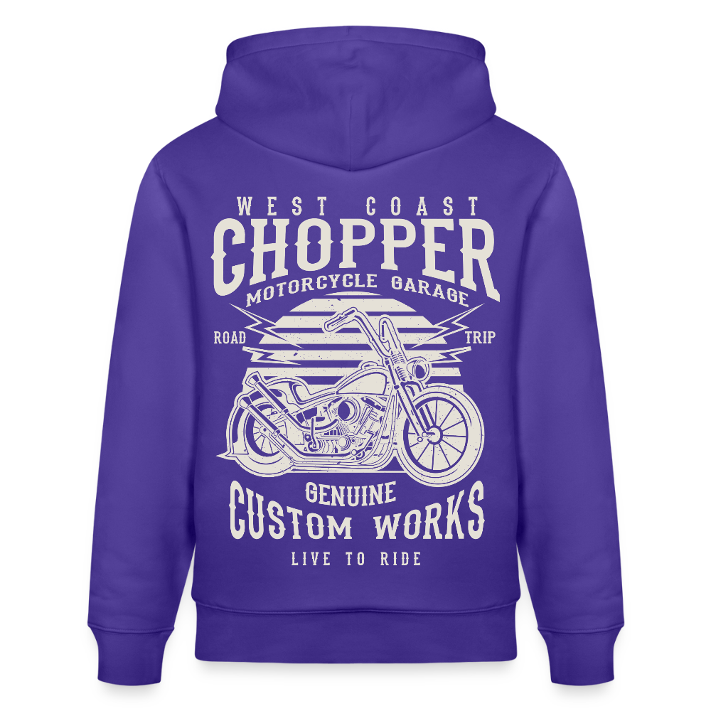 Stanley/Stella Uniseks bio-hoodie CRUISER - paarse liefde