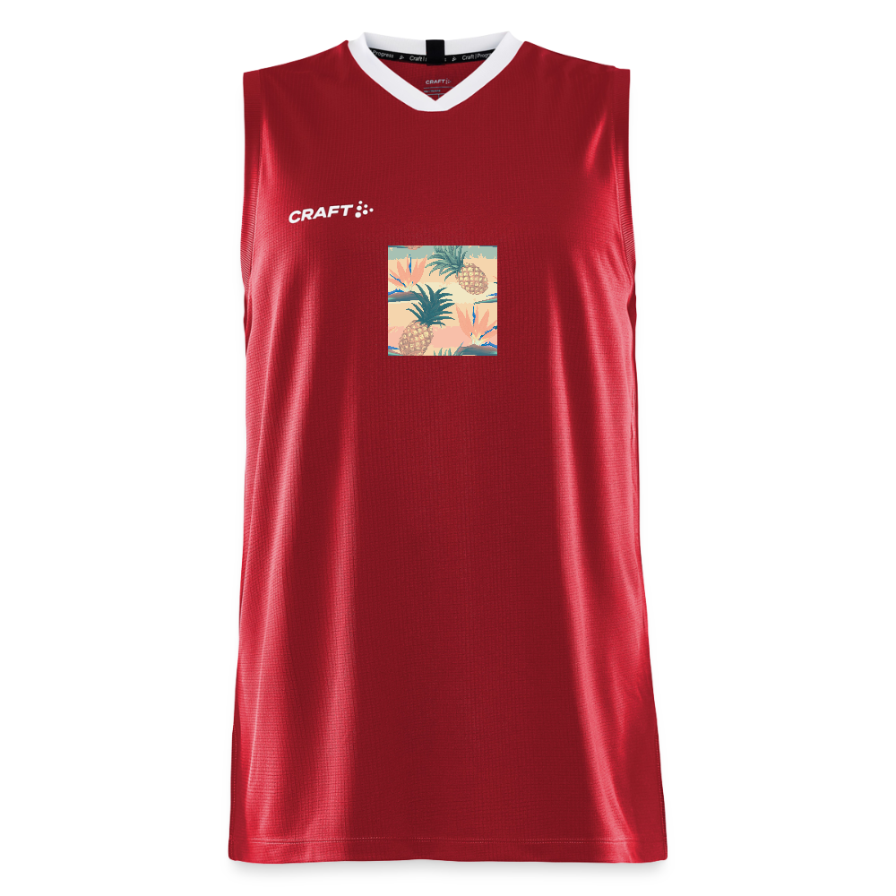 CRAFT Progress mannen basketbalshirt - donkerrood