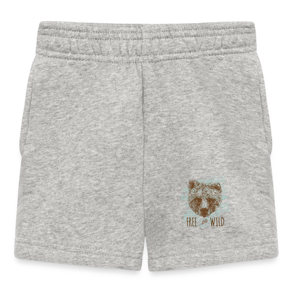 Baby shorts - grijs gemêleerd