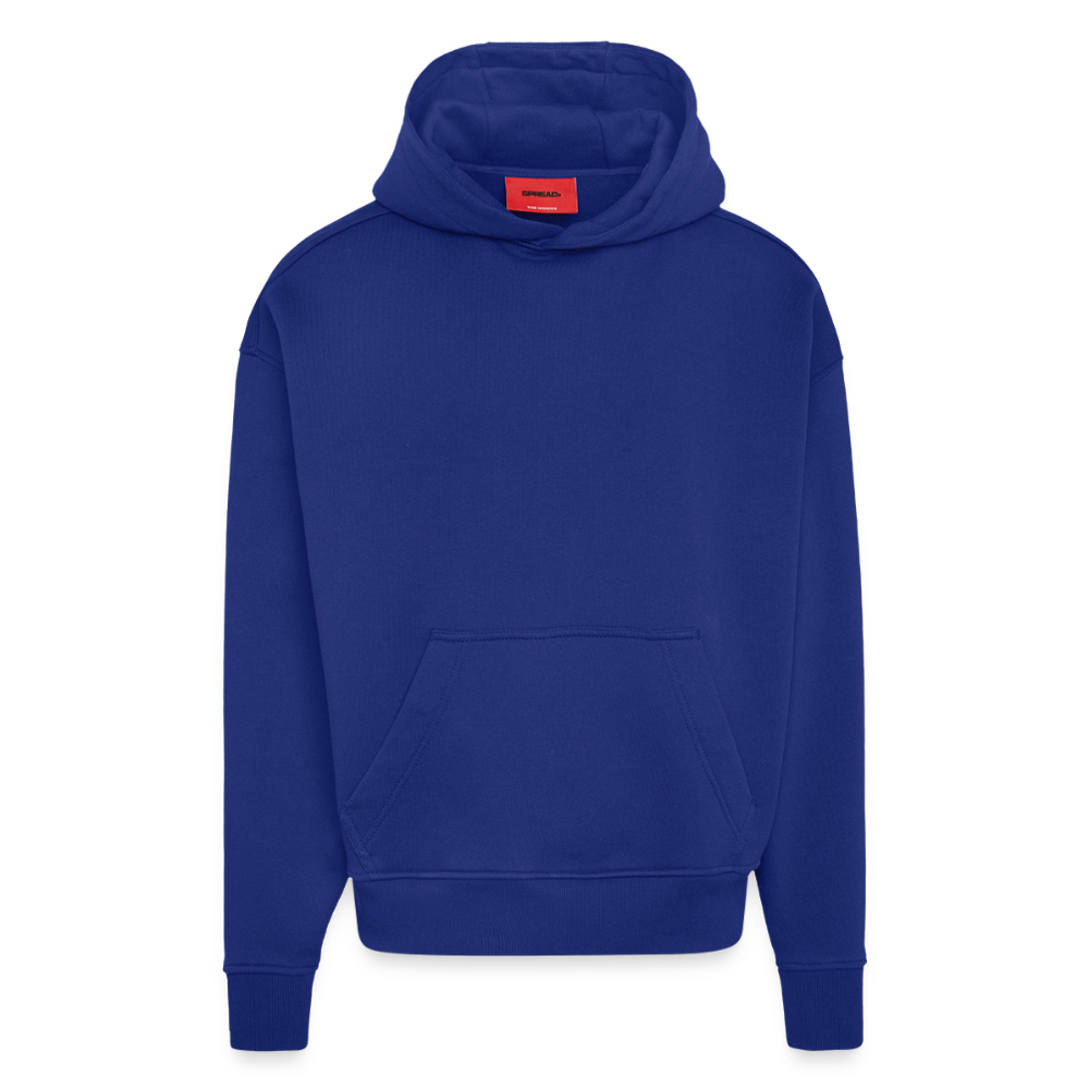 Heavyweight oversized organic hoodie made in EU - Iconic Blue