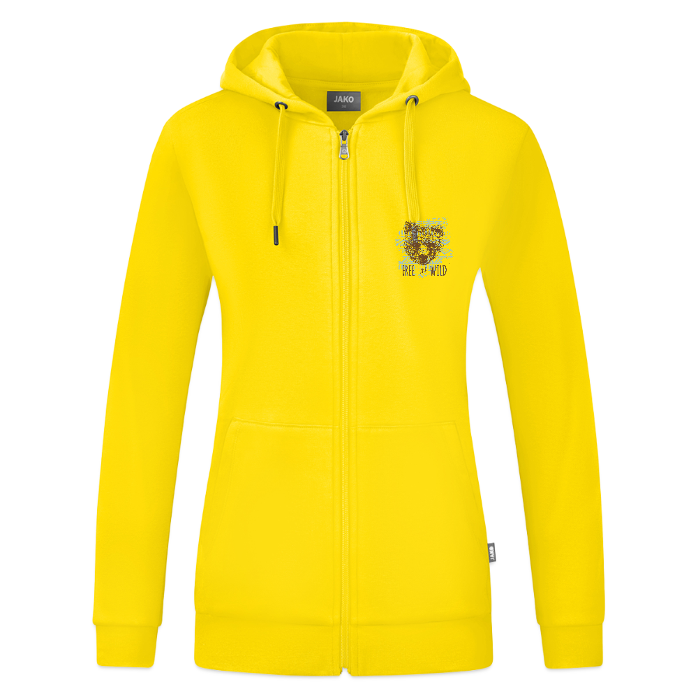 JAKO Vrouwen ziphoodie Organic - geel
