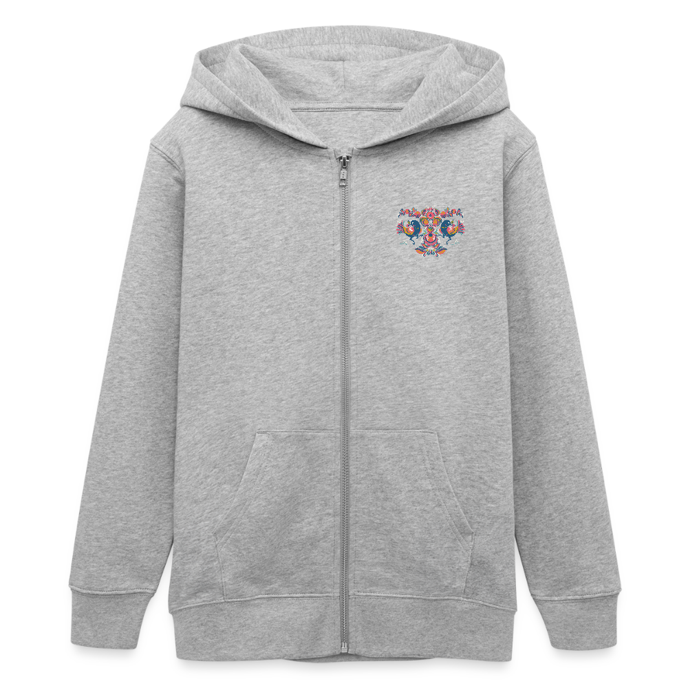 Stanley/Stella Mini Cultivator bio tiener ziphoodie - grijs gemêleerd