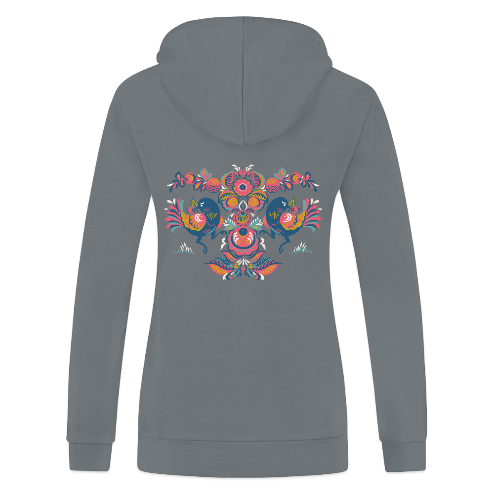 JAKO Vrouwen ziphoodie Organic - grijs