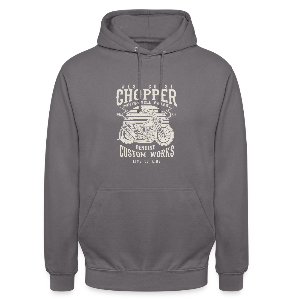 Hoodie unisex - middelgrijs