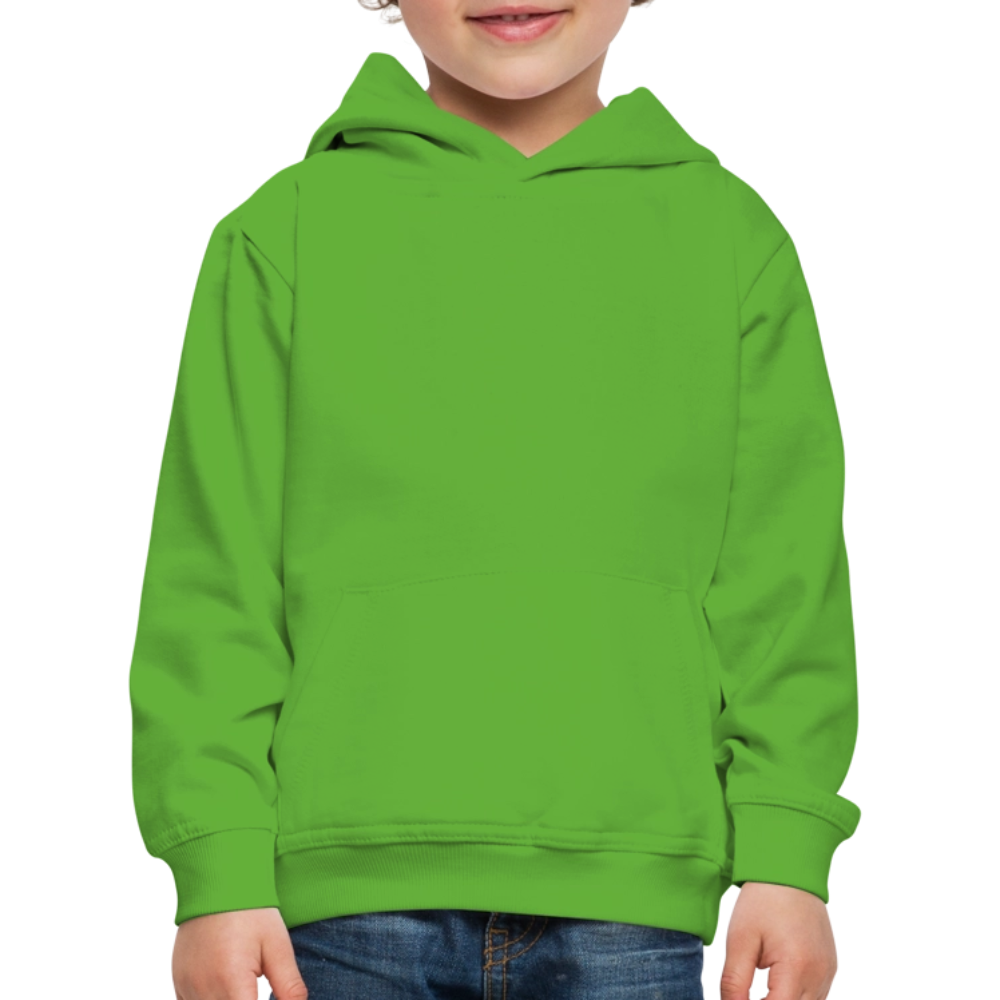 Kinderen trui Premium met capuchon - lichtgroen
