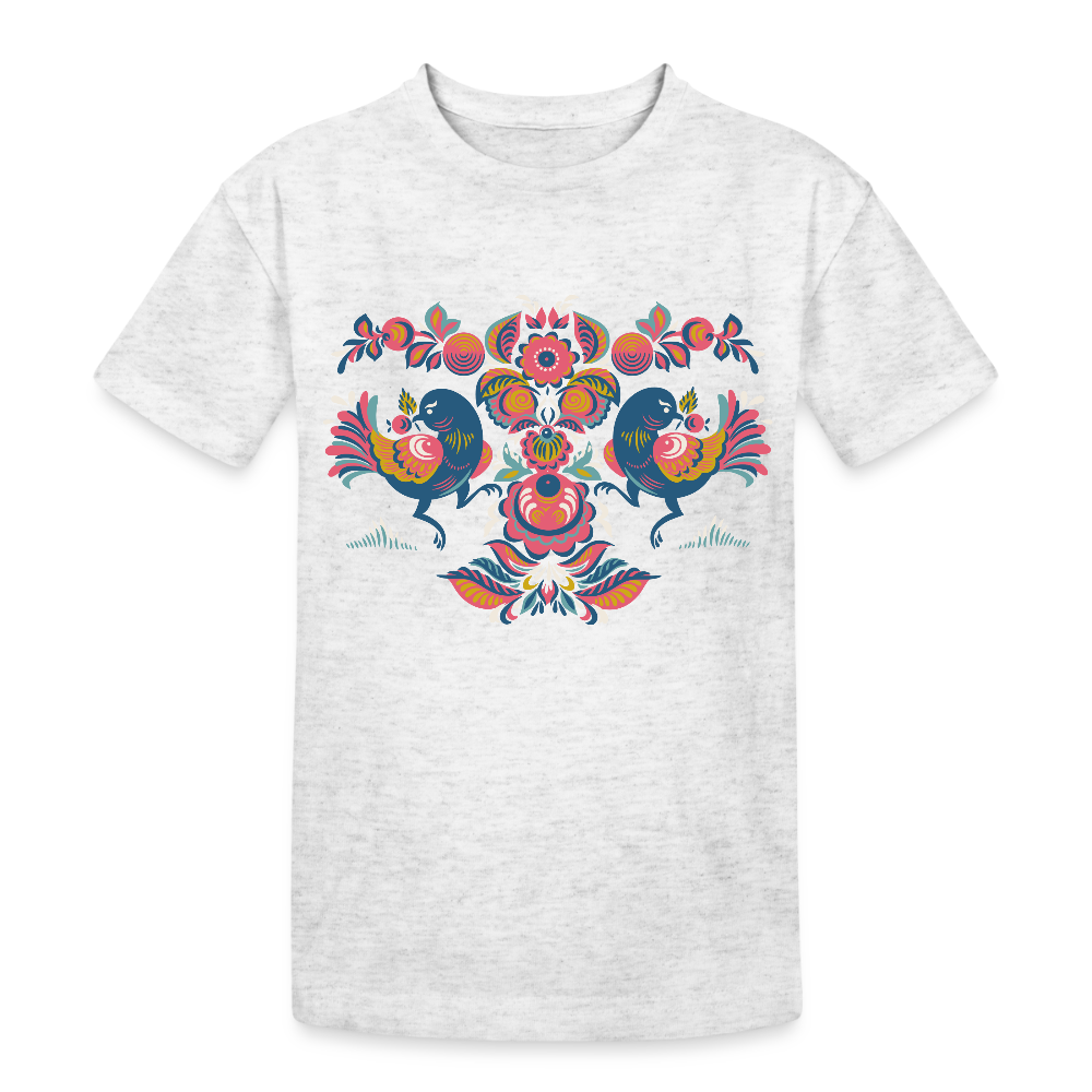 Kinderen Heavy Cotton T-shirt - heather wit