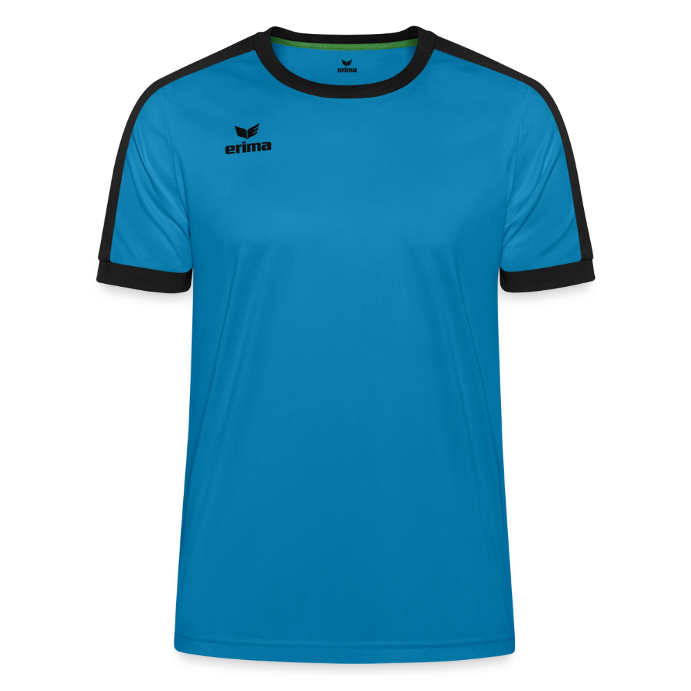Erima Uniseks Retro Star shirt - turquoise/zwart