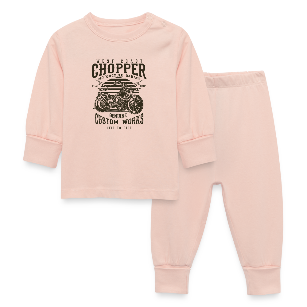Baby-/kinderpyjama - kristalroze