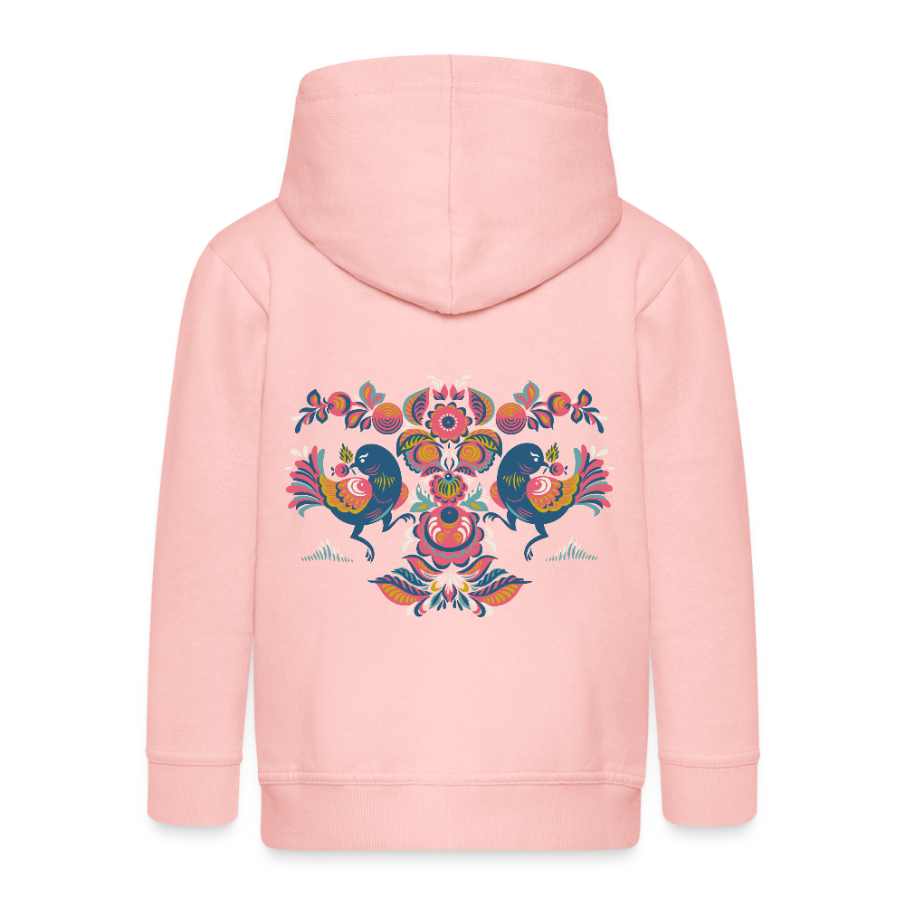 Kinderen Premium jas met capuchon - kristalroze