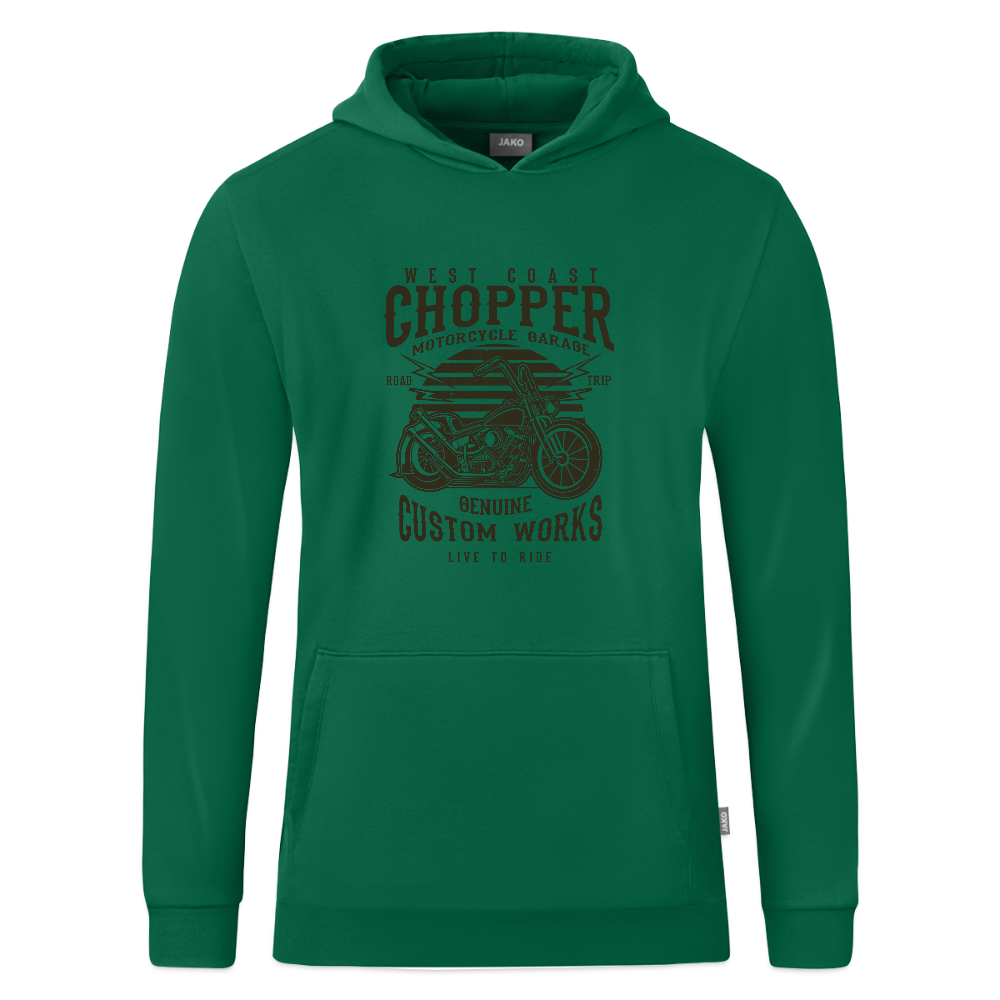 JAKO Teenager hoodie Organic - kelly groen