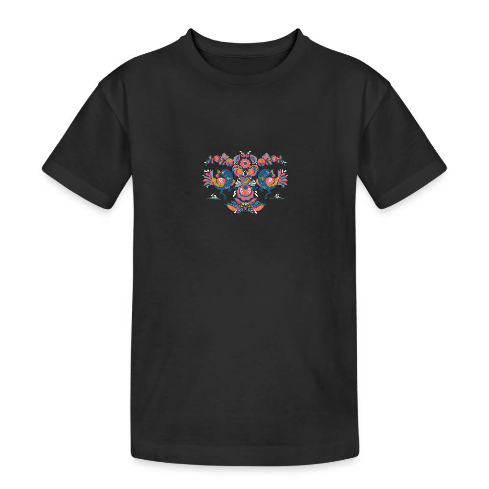 Kinderen Heavy Cotton T-shirt - zwart