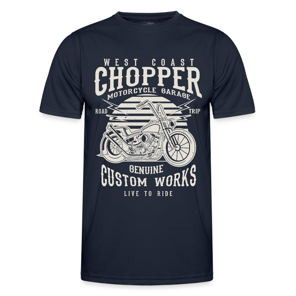 Functioneel T-shirt voor mannen - navy