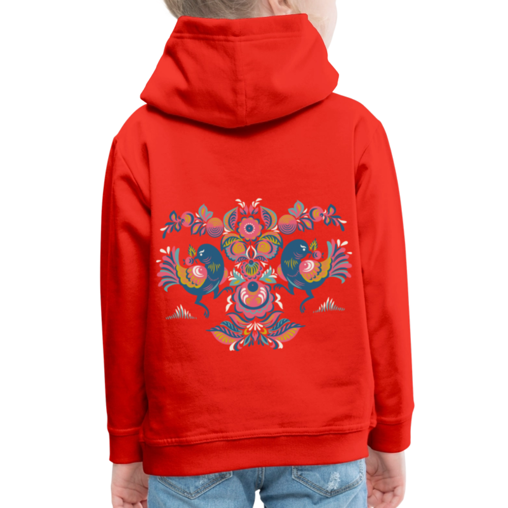 Kinderen trui Premium met capuchon - rood