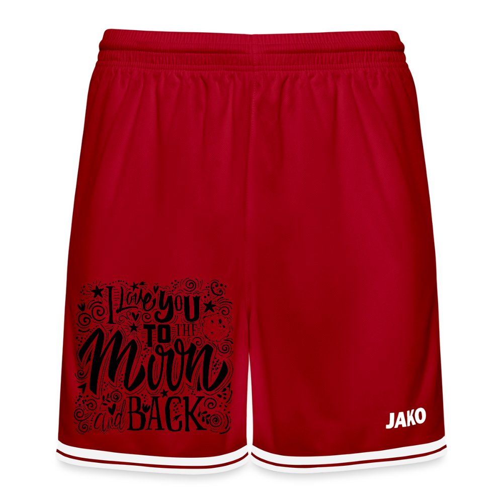 JAKO basketbalshort Center 2.0 - rood/wit