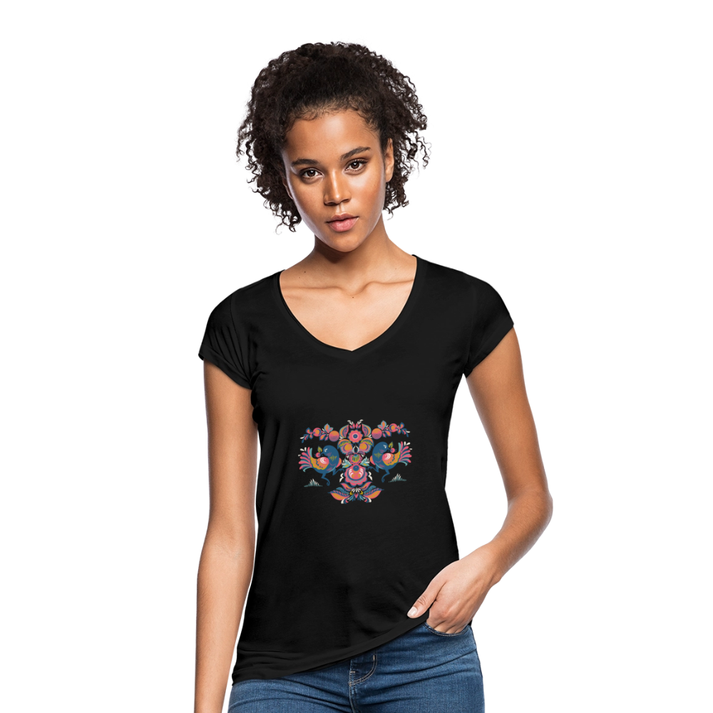 Vrouwen Vintage T-shirt - zwart