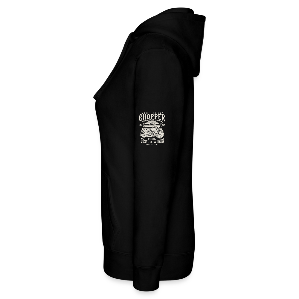 Vrouwenhoodie van Russell - zwart