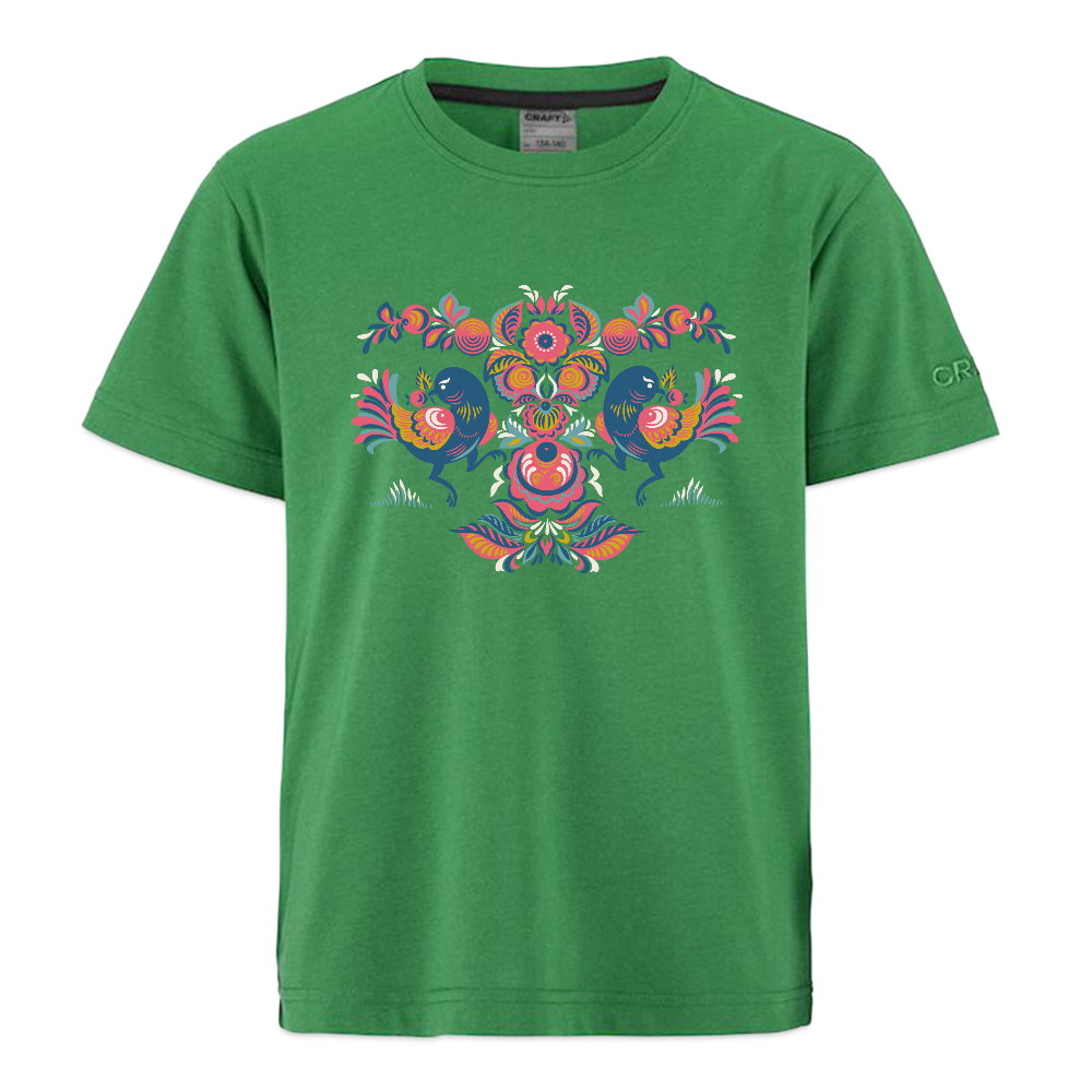 CRAFT Community 2.0 kinder-T-shirt - smaragdgroen