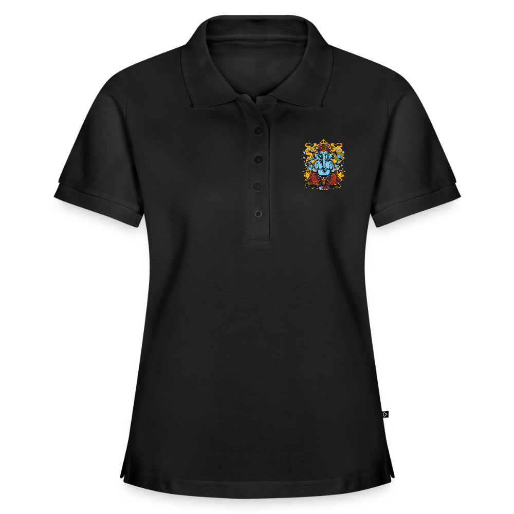 Vrouwen Premium Bio Poloshirt - zwart