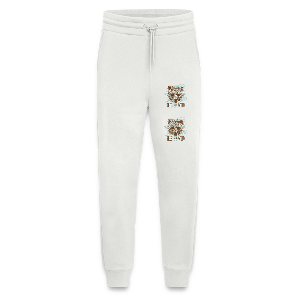 Organic relaxed joggingbroek made in EU - OFF WHITE