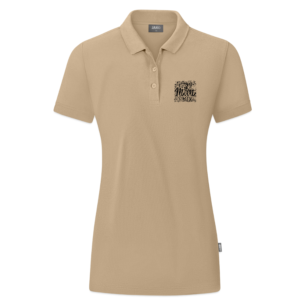 JAKO Vrouwen polo Organic - beige