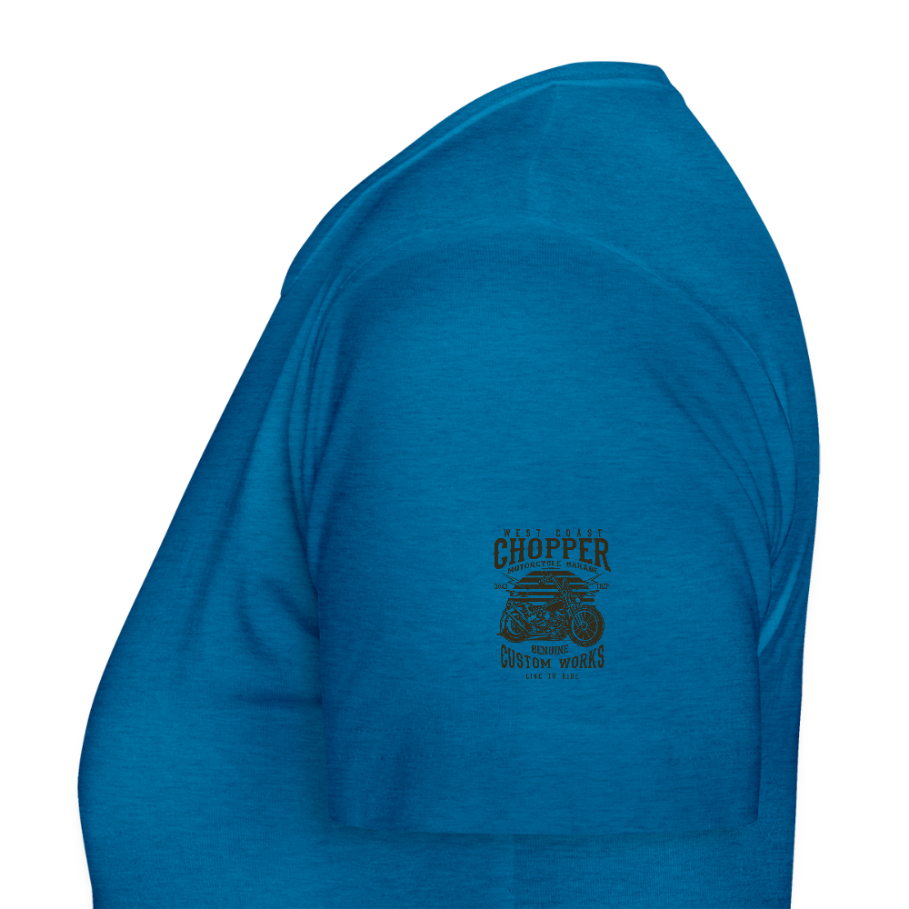 Vrouwen T-shirt - antieke blauwe saffier gemêleerd