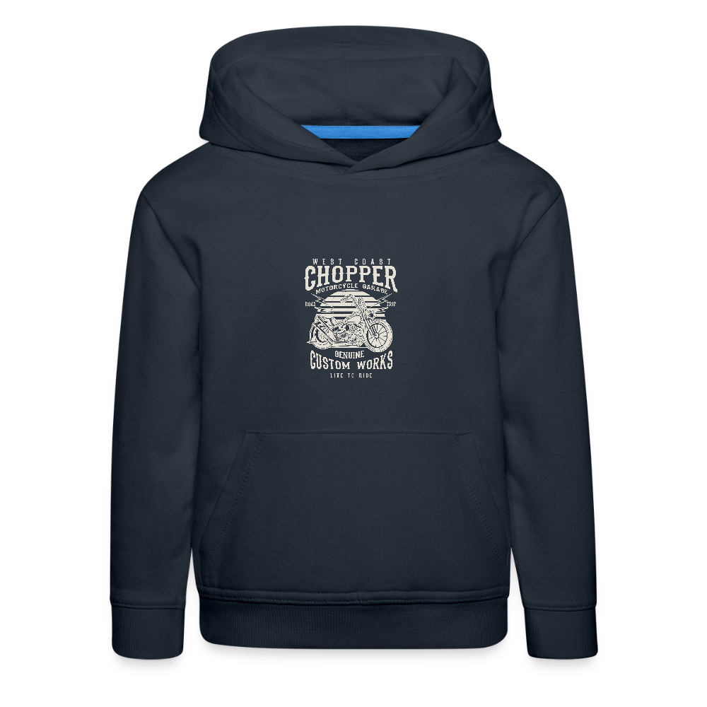 Kinderen trui Premium met capuchon - navy