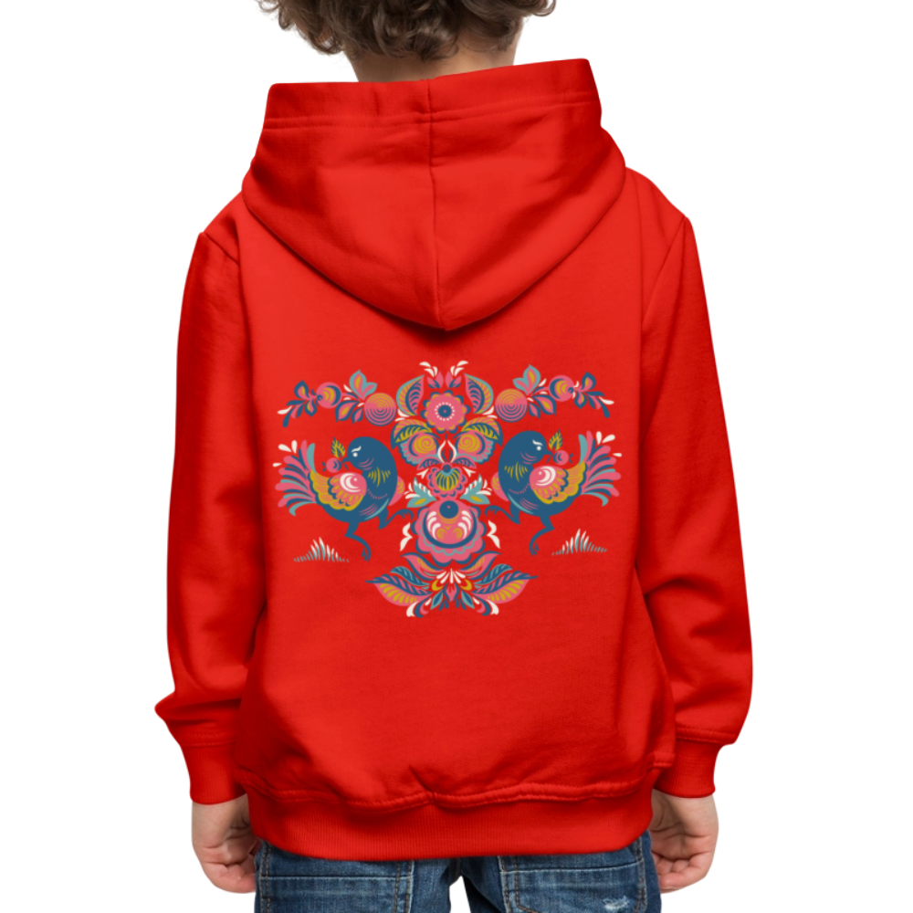 Kinderen trui Premium met capuchon - rood